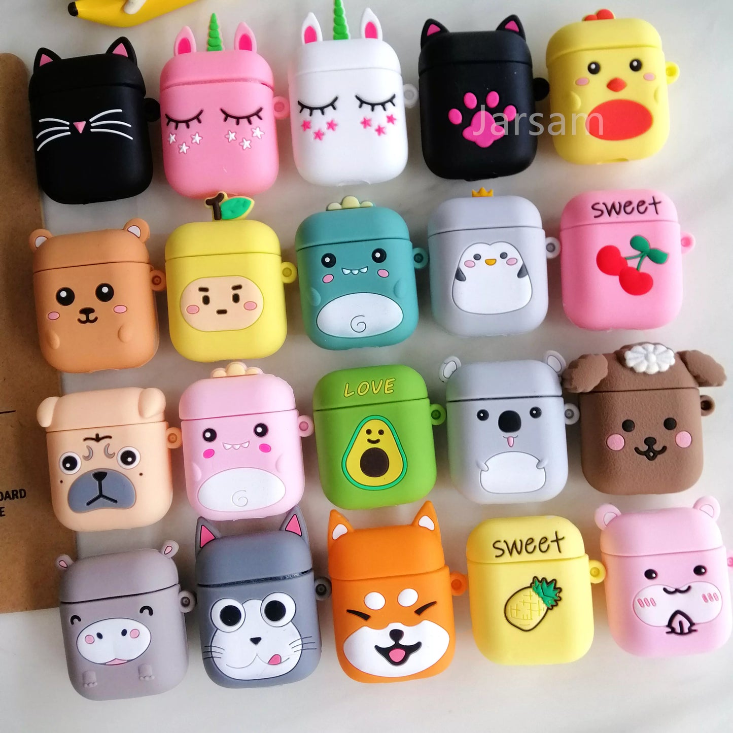 Cute Cartoon Silicone Cases For AirPods 