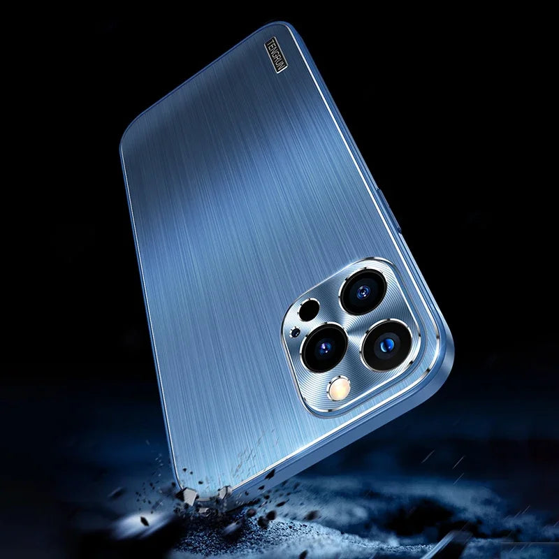 Metallic Look Cover for iPhone