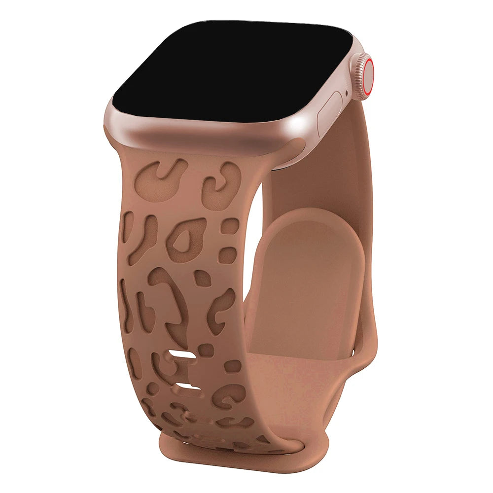 Sporty and comfortable apple watch strap with various colors