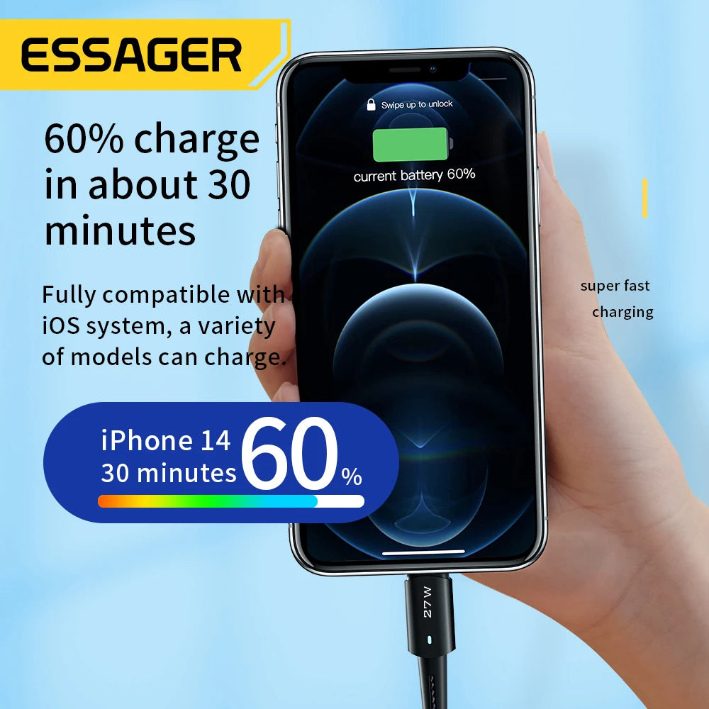 Fast Charging Cable Type-C for iPhone and iPad