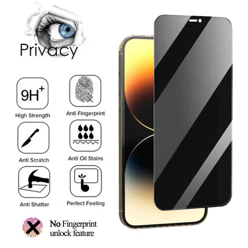 privacy tempered glass for iphone