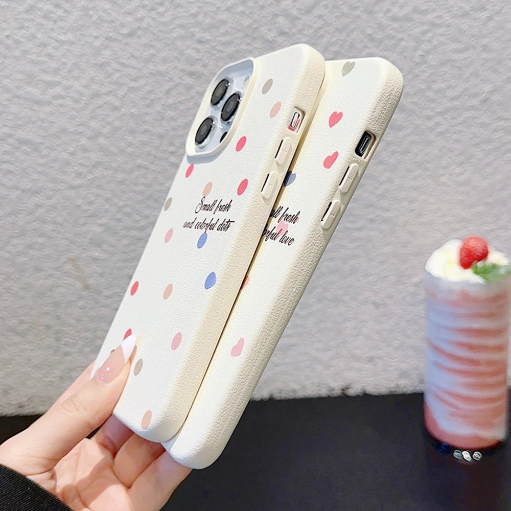 Cute Bow Cherry Phone Case For iPhone