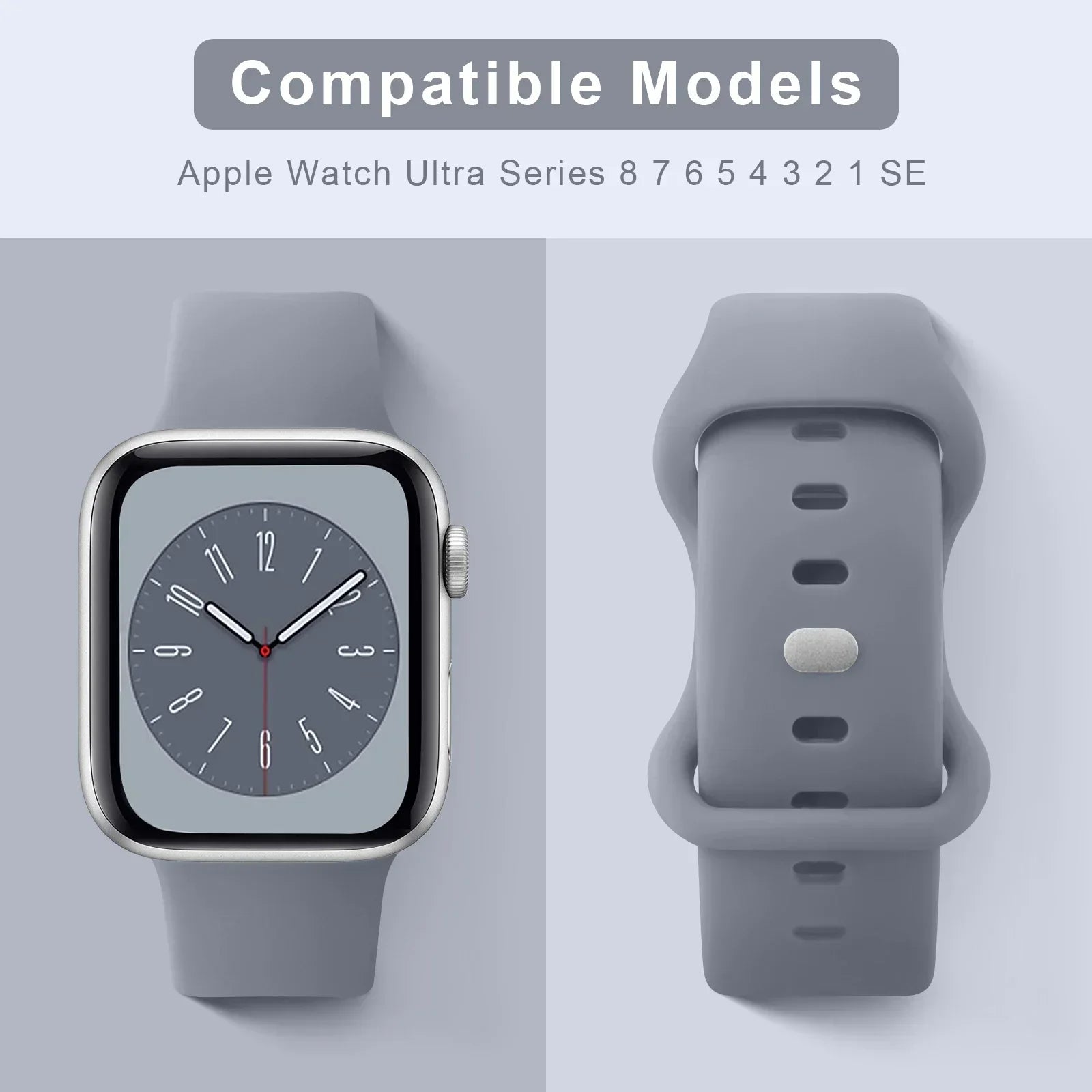 Soft Silicone Band for Apple Watch