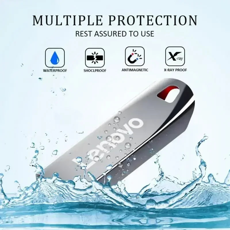 USB Flash 3.0 Drive Metal Real Capacity Memory Stick High Speed Storage