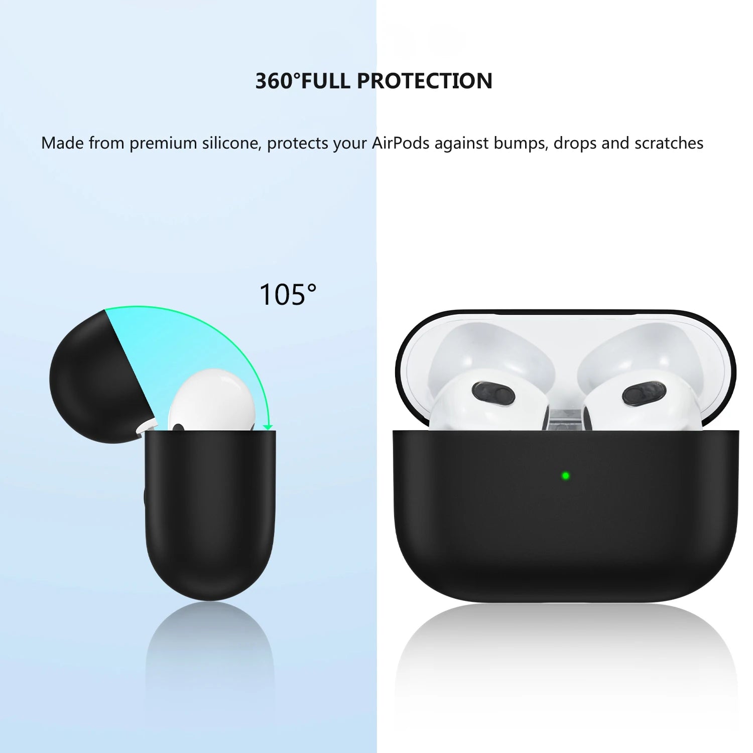 Protective and Soft case for your elegant AirPods with various shiny colors