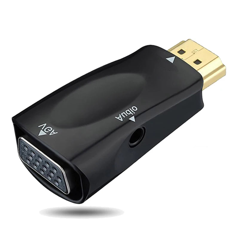 HDMI-compatible to VGA Cable Converter Male To Famale Converter Adapter