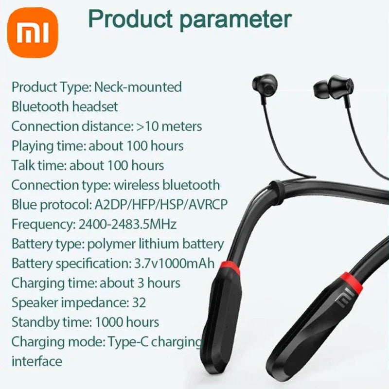 XIAOMI i35 Neckband Bluetooth Headphones Wireless Earphone